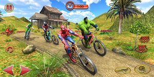 Superhero BMX Bicycle racing hill climb offroad imgesi 2