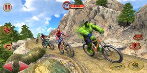 Superhero BMX Bicycle racing hill climb offroad imgesi 3