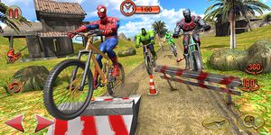 Superhero BMX Bicycle racing hill climb offroad imgesi 4