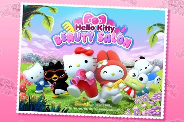 Virei MANICURE no SALÃO DE BELEZA da HELLO KITTY! - Hello Kitty: Salão de  Beleza 