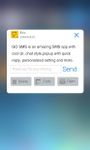 GO SMS iPhone iOS 7 Messages capture d'écran apk 2