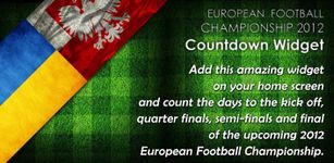 Captura de tela do apk Euro Football Countdown Widget 4