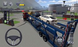 Car Transporter Truck Parking image 11