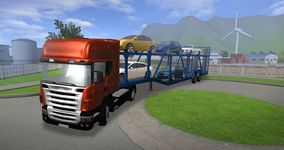 Car Transporter Truck Parking image 4