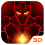 Red Iron Hero 3D Theme APK
