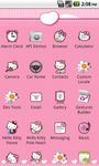 Hello Kitty Pink Heart Theme captura de pantalla apk 3