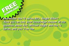 Captura de tela do apk Knight Rider Quiz 2