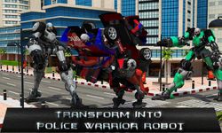 Police Transform Robot Chase capture d'écran apk 4