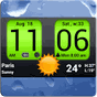 Ikona apk Flip Clock xTheme Widget 4x2