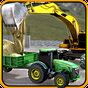 cemento excavador tractor sim apk icono