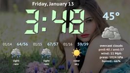 Captura de tela do apk Weather Night Dock PRO 6