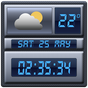 날씨 디지털 시계 위젯 APK