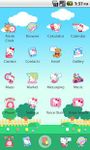 Captura de tela do apk Hello Kitty Rain Theme 1