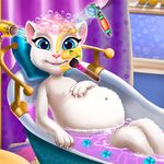 Pregnant Kitty Spa Girl Games imgesi 9