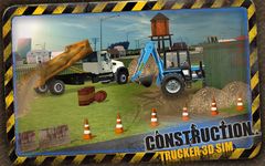 Construction Trucker 3D Sim imgesi 