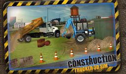 Construction Trucker 3D Sim imgesi 5