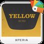 XPERIA™ Yellow Retro Theme apk icono
