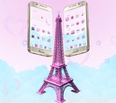 Картинка 2 3D Pink Paris Eiffel Tower