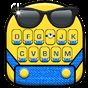 Novo tema de teclado Cartoon Yellow Me APK
