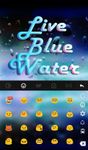 Live 3D Blue Water Keyboard Theme screenshot apk 2