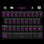 Ícone do apk GO Keyboard Black Pink Theme