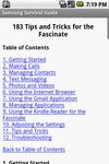 Captura de tela do apk Samsung Survival Guide 2