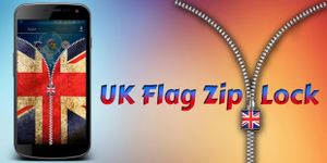 Gambar UK Flag Zipper Screen Lock 3