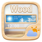 Biểu tượng apk Wood GO Weather Widget Theme