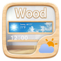 Biểu tượng apk Wood GO Weather Widget Theme