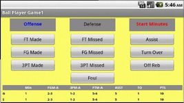 Captura de tela do apk Basketball Stats Tracker 2