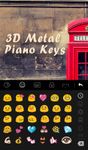 3D Metal Piano Keys Keyboard Theme image 2