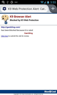 get rid of k9 web protection