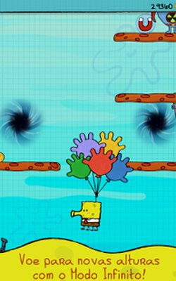 Doodle Jump' Features SpongeBob