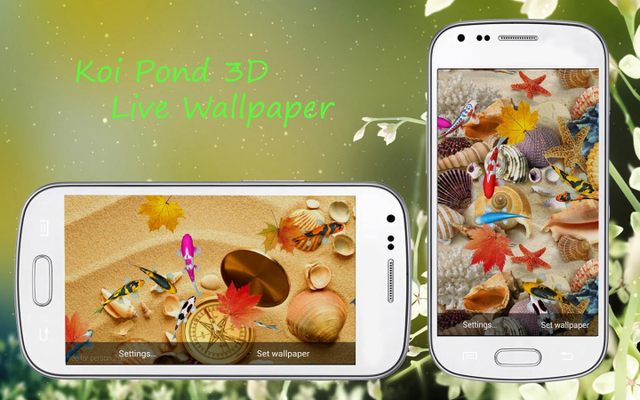 Tải miễn phí APK Koi Pond 3D Live Wallpaper Android