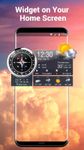 World Clock Weather Widget & Compass image 