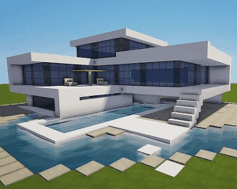 Download do APK de Casa de minecraft moderna para Android