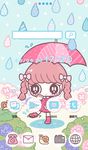 Cute wallpaper★Rainy girl image 