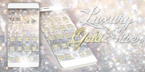Luxury Gold & Silver Launcher Theme image 3