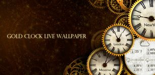 Картинка  Gold Clock Live Wallpaper HD