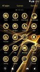 Luxury Gold Go Launcher Theme screenshot apk 1