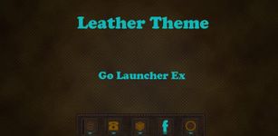 Leather Theme Go Launcher Ex screenshot apk 