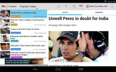 Captura de tela do apk F1 reader ★ Formula1 News ★ 1