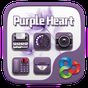 Purple Heart GO Launcher Theme apk icono