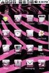 Zebra Print Pink Theme HD screenshot apk 