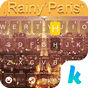 Apk Rainy Paris Emoji iKeyboard