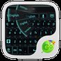 GO Keyboard Black Cyan Theme apk icono