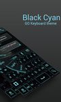 Imagem  do GO Keyboard Black Cyan Theme