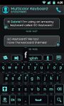 Imagen 4 de GO Keyboard Black Cyan Theme