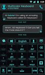 Imagem 5 do GO Keyboard Black Cyan Theme