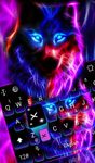 Colorful Wolf Keyboard Theme imgesi 